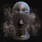 Plague doctor black SIP valve cap with keeper
