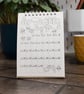 Personalised 2027 Mini Colouring Desk Calendar with Journal Prompts - Image 6