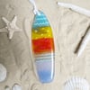 Small Rainbow Glass Surfboard