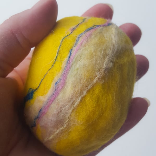Handcrafted Felted Soap Pebbles