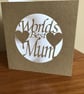  Mother’s Day or birthday card in white or brown kraft card with envelope. - Image 3