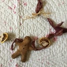 Gingerbread Man and Heart Garland