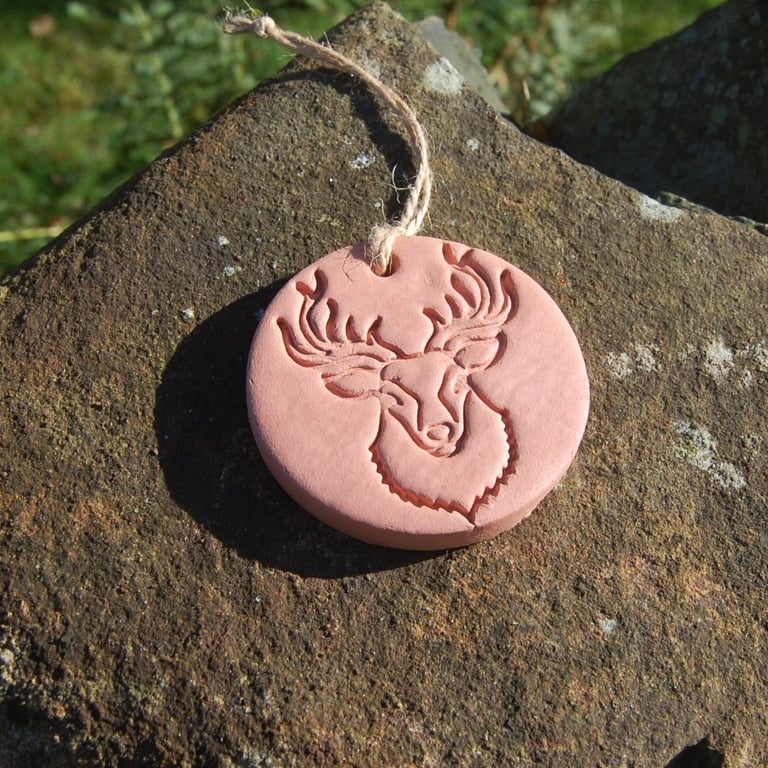 Highland Stag Terracotta Essential Oil Diffuser - Natural Air Freshener