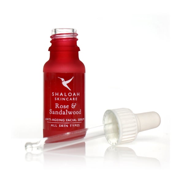 Rose & Sandalwood Anti-Ageing Face Serum with Rosehip and Jojoba oil Anti-Wrinkl