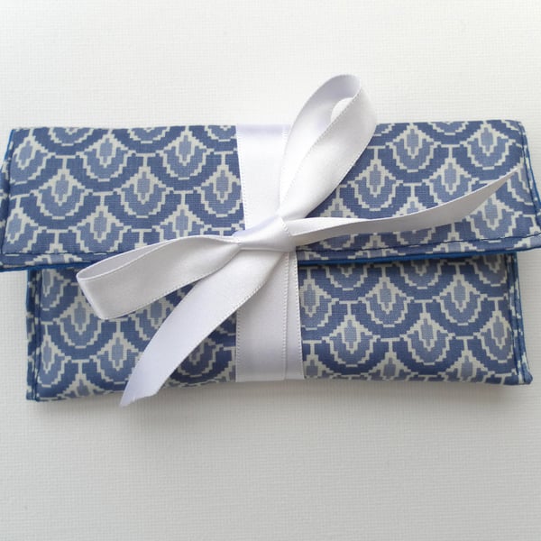 Blue Jewellery Pouch