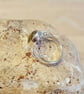 Natural Green Abalone triquetra Celtic knot ring. UK Size M - Image 3