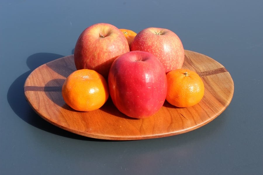 Cherry & Walnut Serving Platter