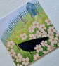 Nest Building, blank greetings card.  - Image 2