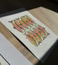 Hand Finished Watercolour Signed Art Print - Rainbow Trout Dozen - Image 3