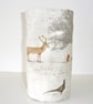 Toilet Roll Holder Loo Roll Storage Basket Bathroom Kitchen Stag Shampoo Tidy - Image 2