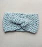 CROCHET Ladies Duck Egg Headband