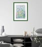 Modern Botanical Watercolour Painting of Ox Eye Daisies.  - Image 7
