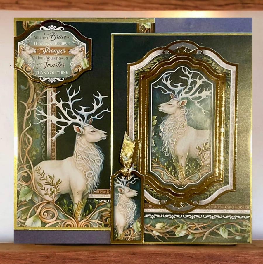 Blank Card. Luxury greetings card for a special occasion. 