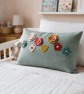 Luxury Handmade Felt Flower - Floral Throw Pillow - Cottagecore Home Decor