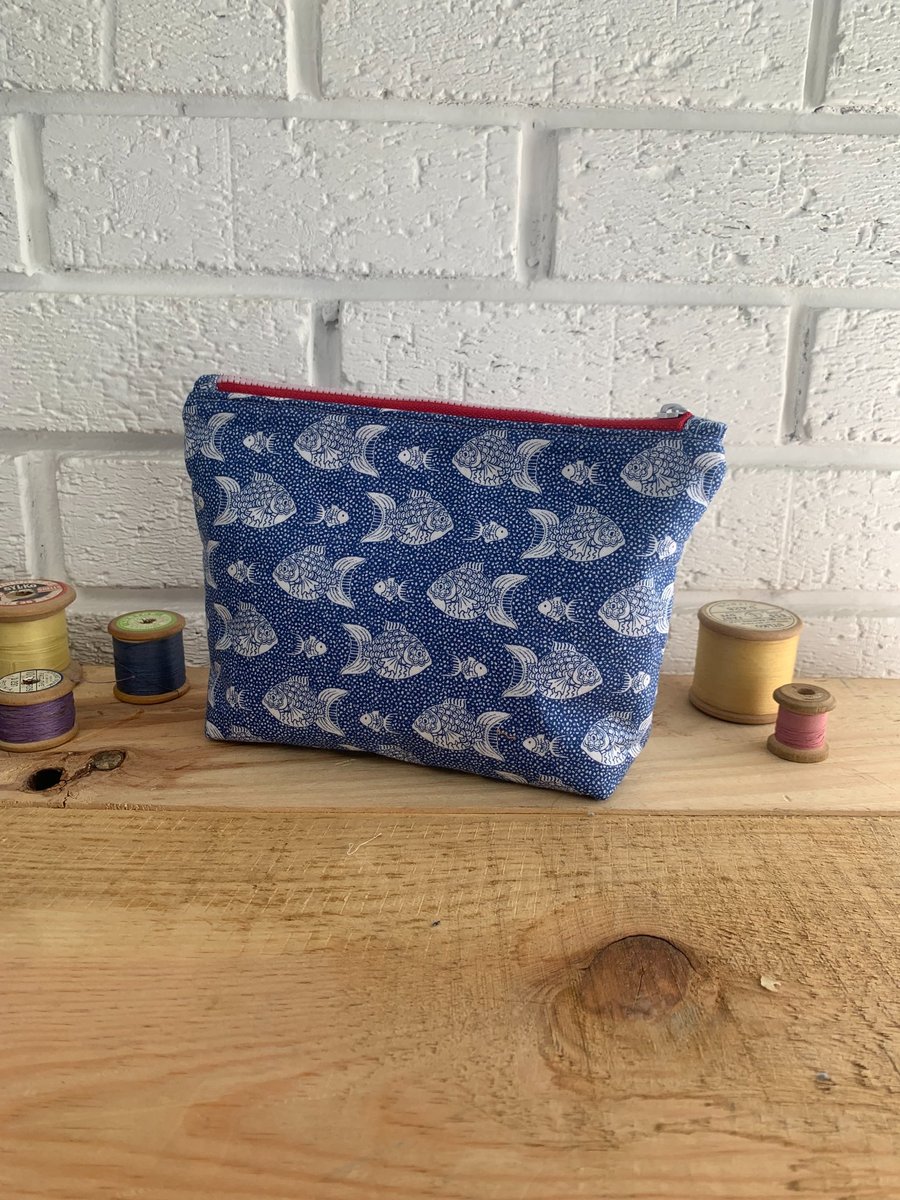 Fishes Make Up Bag - 