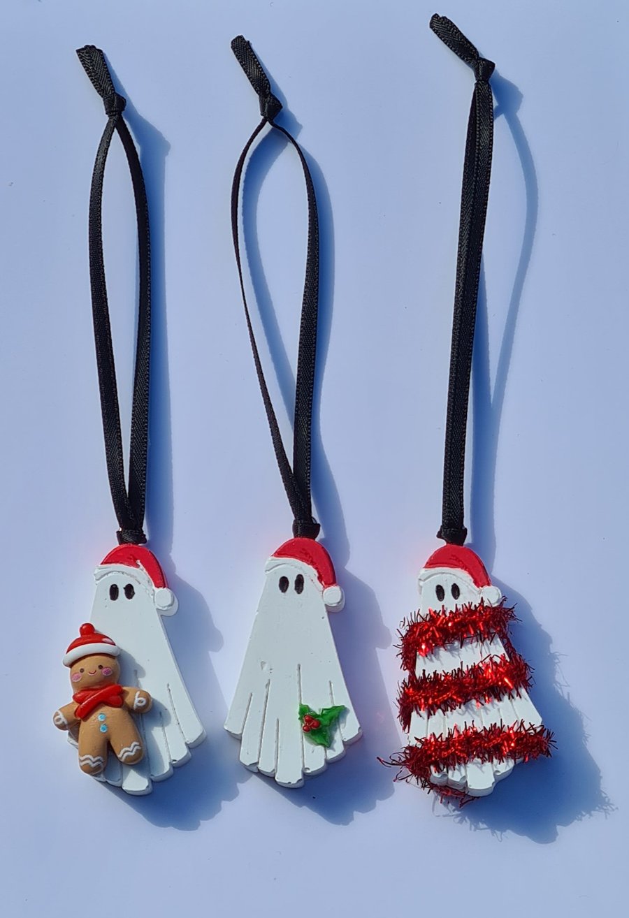 Festive Spirits  - Decorated Trio - Set D - Hanging Decorations 