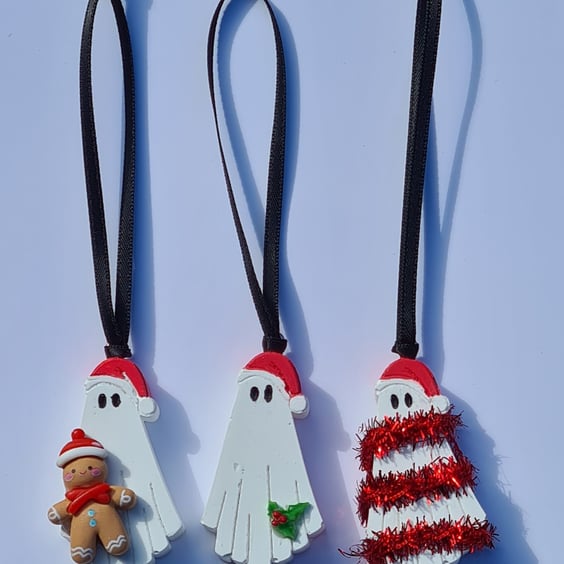 Festive Spirits  - Decorated Trio - Set D - Hanging Decorations 