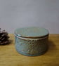 Tactical flowery lidded pot, trinket box 