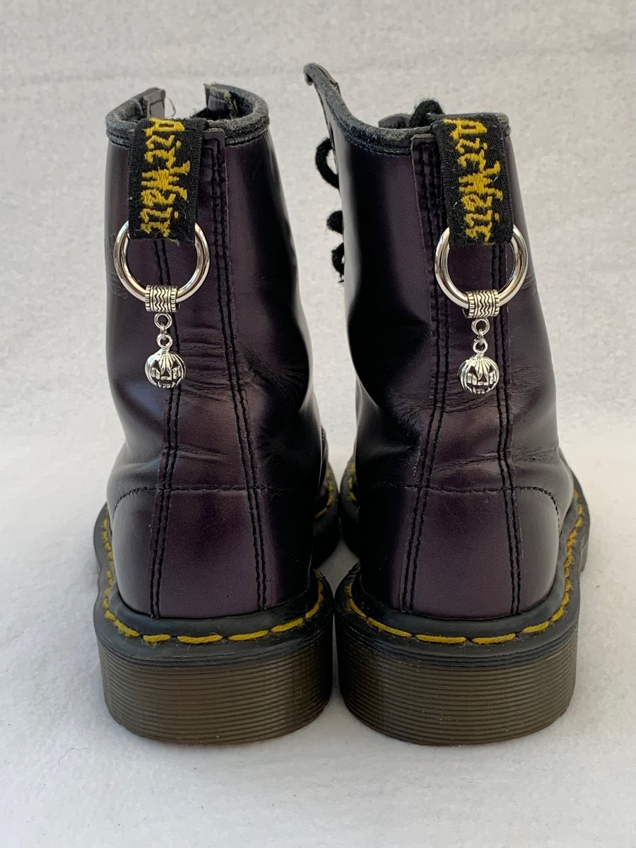Pumpkin Dr Martens Charms - Alt Boot Accessories - Doc Tag Charms - DM Charms