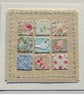 Hand-stitched mini 'patchwork' with dove on card - any occasion a card to keep! - Image 4