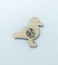 Oystercatcher Pin Badge, Wooden Bird Brooch, Seabird Badge, Coastal - Image 3