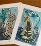 Tiger Tiger -  Original Collagraph Print - Image 4
