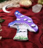 Purple Clay Fridge Magnet.  - Image 3