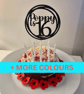 16th Birthday Cake Topper, Happy 16th Birthday Cake Topper, Custom Cake Topper