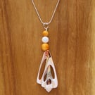 Saffron Sea Pendant.