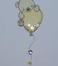 New Baby Card - Teddy With Yellow Balloon - Image 3