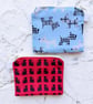 Pack of 2 Scottish Terrier & Cats Fun Coin Purses or Card Holders Bespoke 