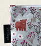 Makeup bags highland cows and thistles - Image 5