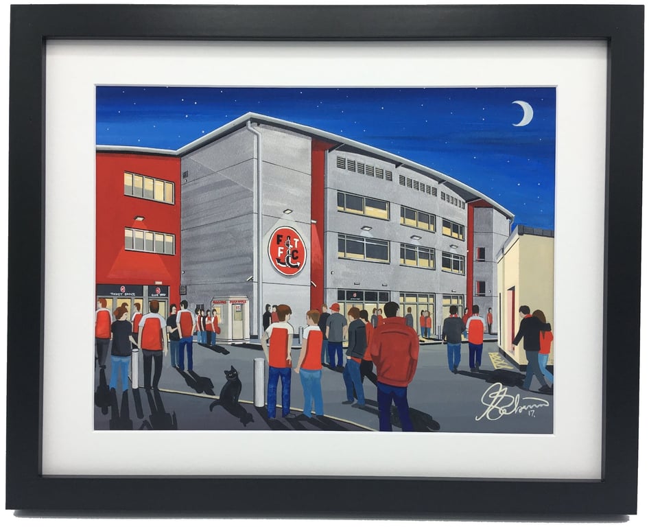 Fleetwood, Framed & Unframed Fine Art Print Town Football Club FC Highbury Gift