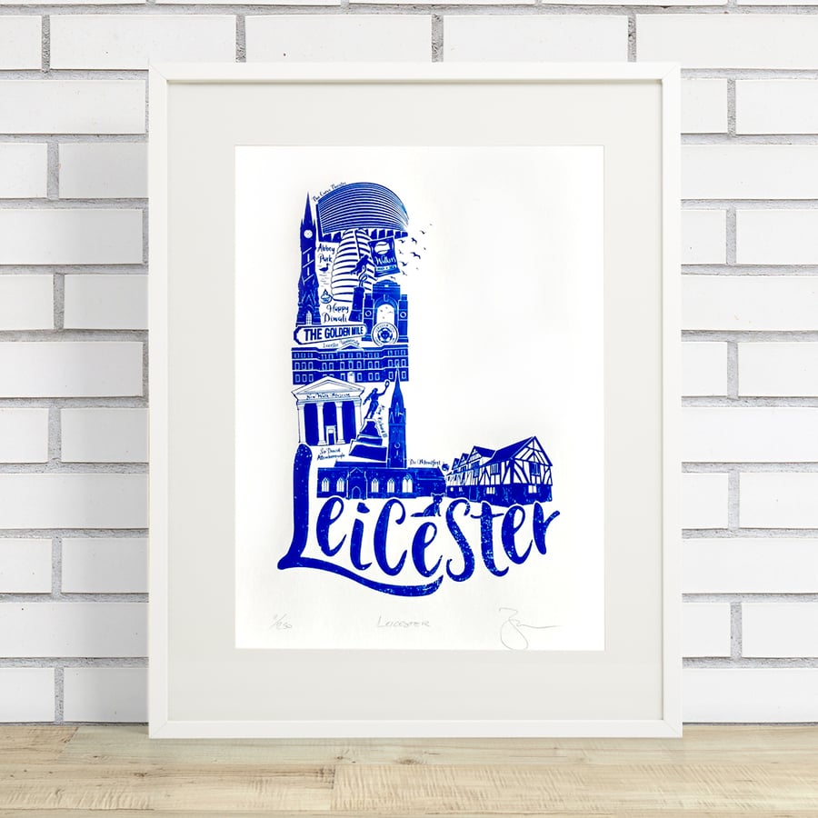 Leicester Limited Edition Screen Print