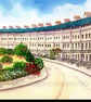 Royal Crescent, Bath, England, Watercolour Print, in 14 x 11'' Mount, Gift idea - Image 1