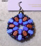 Hexagonal bead earrings (customisable) - Image 1