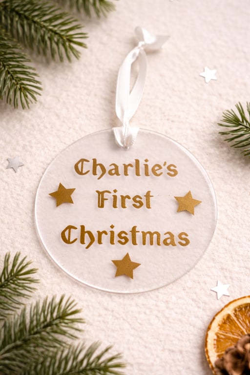 First Christmas Ornaments Collection, Personalised Baby Keepsakes: Made to Order