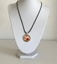 Pretty Floral Shabby Chic Pendant Necklace. Design 2