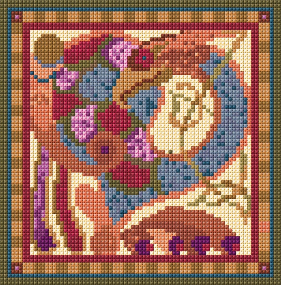 Celtic Bird, Tapestry Kit, Book of Kells, Needlepoint, Picture, Cushion