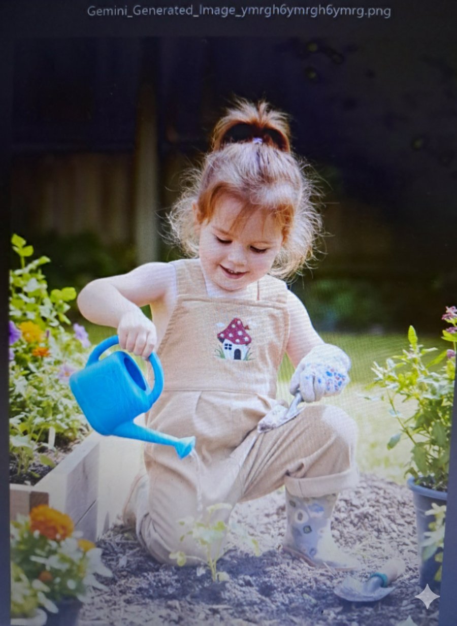 Dungaree, overall with bib detail age 2-3 years