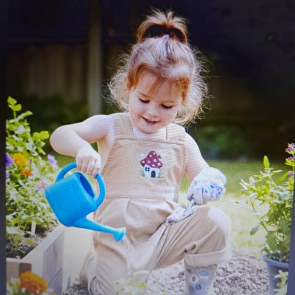 Dungaree, overall with bib detail age 2-3 years