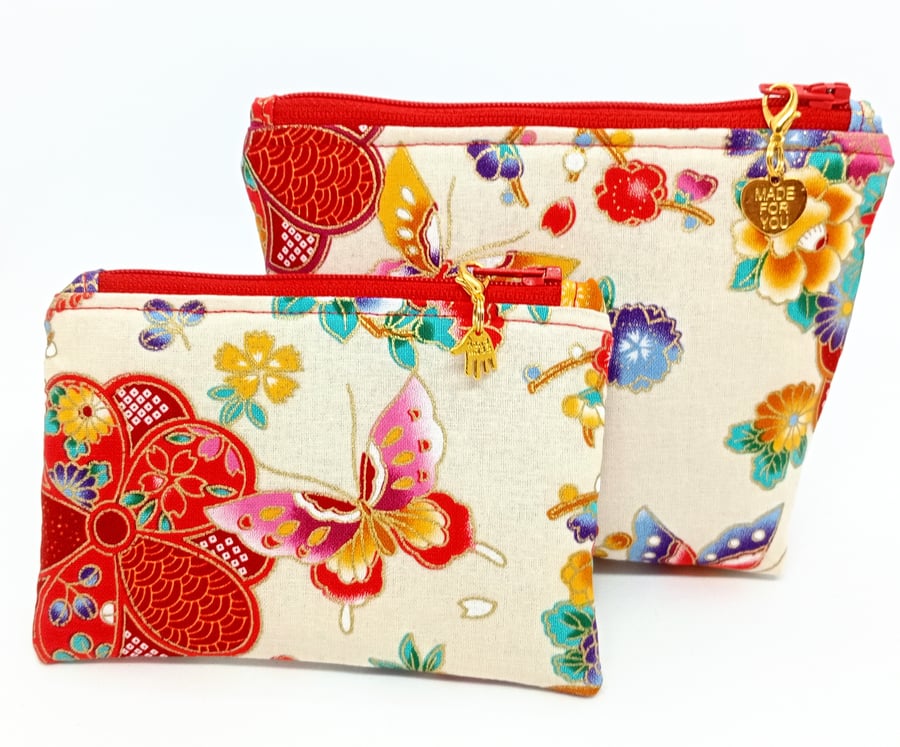 Sew your own Coin Purse and Makeup Bag kit K