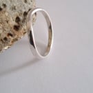 White gold curve to fit wedding ring 