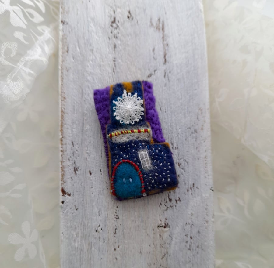 Textile Brooch