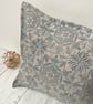 Hand Printed Linen Lampshade in Duck Egg Blue - Image 8