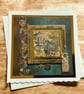 Steampunk Vintage Traction Engine Celebration Card "Enjoy the Journey"