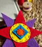 Felt Bookmark "Christmas Star"(Yellow Tree)– Handmade Holiday Gift for Readers - Image 3
