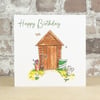 Birthday Card Garden Shed