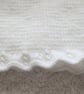 14" White Baby Cardigan  - Image 5