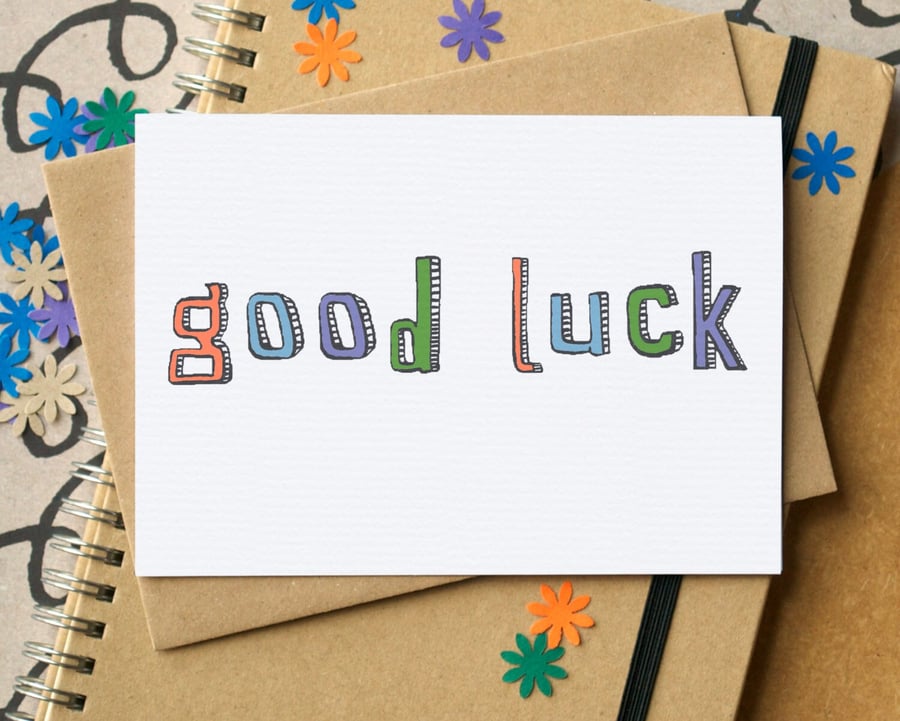 Simple Good Luck Card
